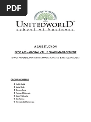 Il Gulerod Resistente A Case Study On Ecco A/S - Global Value Chain Management: (Swot Analysis,  Porter Five Forces Analysis & Pestle Analysis) | PDF | Supply Chain |  Economy Of China