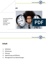 Zeitmanagement Präsentation