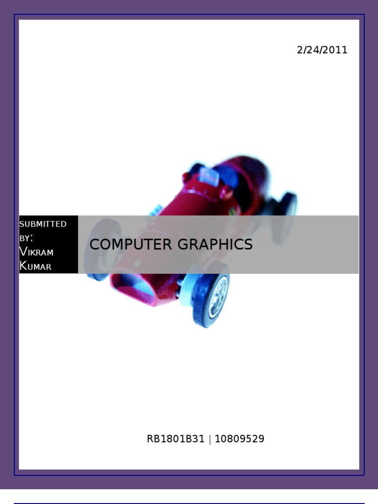 Computer Graphics 2 | PDF | Teaching Methods & Materials