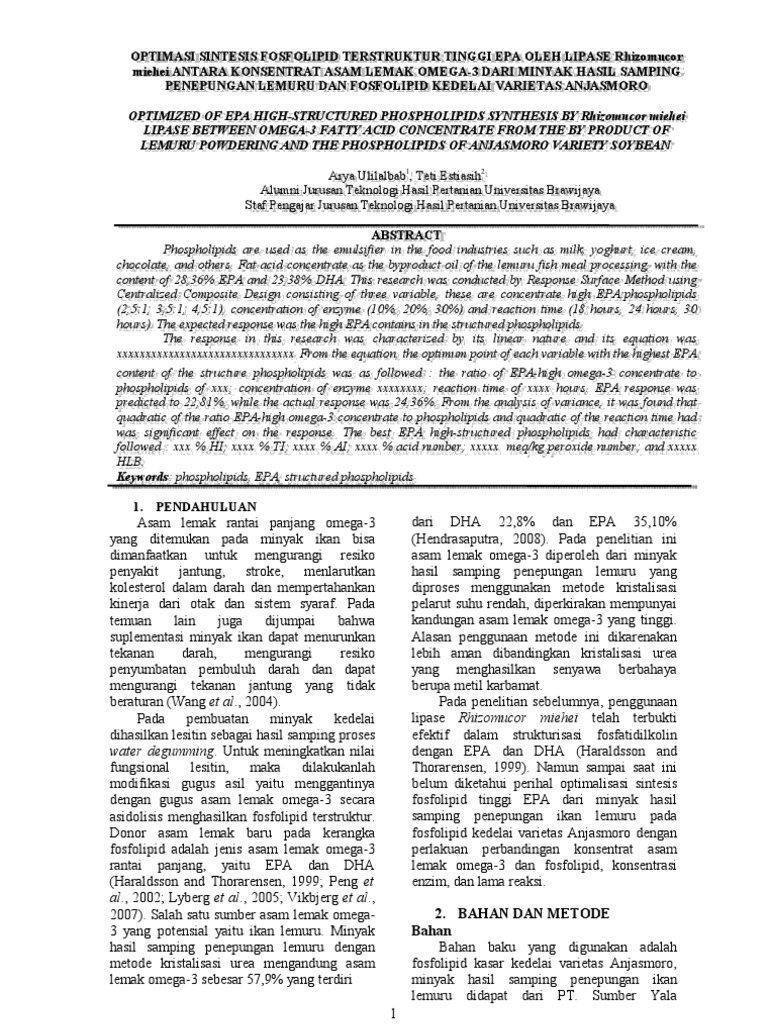 Omega 3 | PDF | Kesehatan Holistik