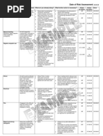 Risk Assessment Example - Warehouse PDF | PDF | Forklift | Warehouse