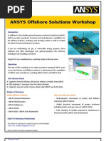 ANSYS Offshore Solutions What You Will Learn About