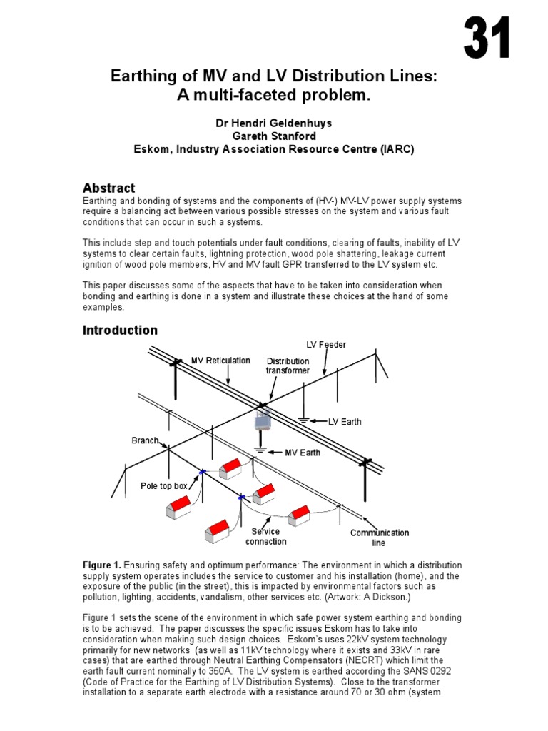 Earthing Strategies for MV and LV Systems | PDF | Electric Power System ...