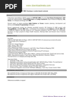 Download Aspnet Sample Resume by Milanp SN126717319 doc pdf