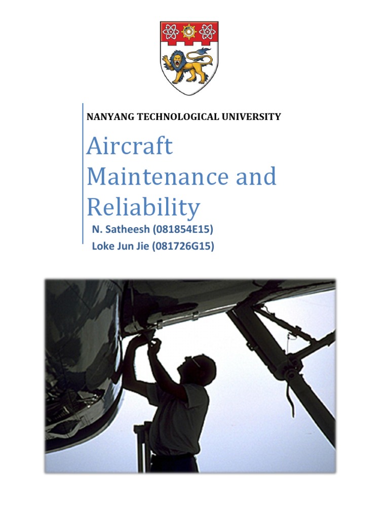 Aircraft Maintenance Strategies Overview | PDF | Reliability ...
