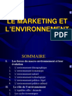 Le Marketing Et L'environnement