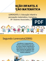 Educação infantil e percepção matemática