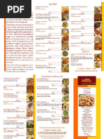 Il Menu Con Calorie  di Fritto Mania (ristorazione Take Away)