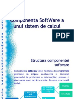 Componenta SoftWare a Unui Sistem de Calcul
