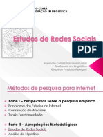 Estudos de Redes Sociais