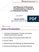 Demolition and Removal of Structures Damaged or Contaminated As A Result of The Fukushima Accident
