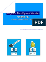 Tarjetas Fonologicas Visuales p