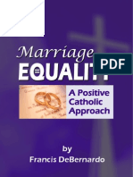 Marriage Equality: A Positive Catholic Approach