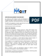 CMT Certified Management Teacher Process MTC Global