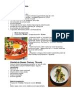 Recetas de Desayunos, Almuerzos y Cenas