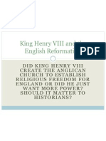 King Henry Vs The Pope Sac Powerpoint