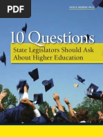 Download 10 Questions Legislators Should Ask About Higher Education by ALEC SN126782546 doc pdf
