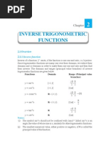 Inverse Trignometric Functions