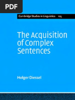 Download Acquisition of Complex Sentences by Nallydis HZ SN126795528 doc pdf