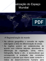 Regionalização do Mundo: Critérios e Exemplos