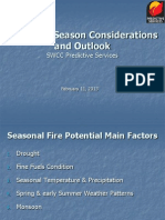 2013 Fire Season Considerations and Outlook: SWCC Predictive Services