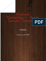 Feature Detection - Overview of Harris Corner Feature Detection