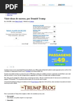 Vinte Dicas de Sucesso, Por Donald Trump _ CybervidaCybervida