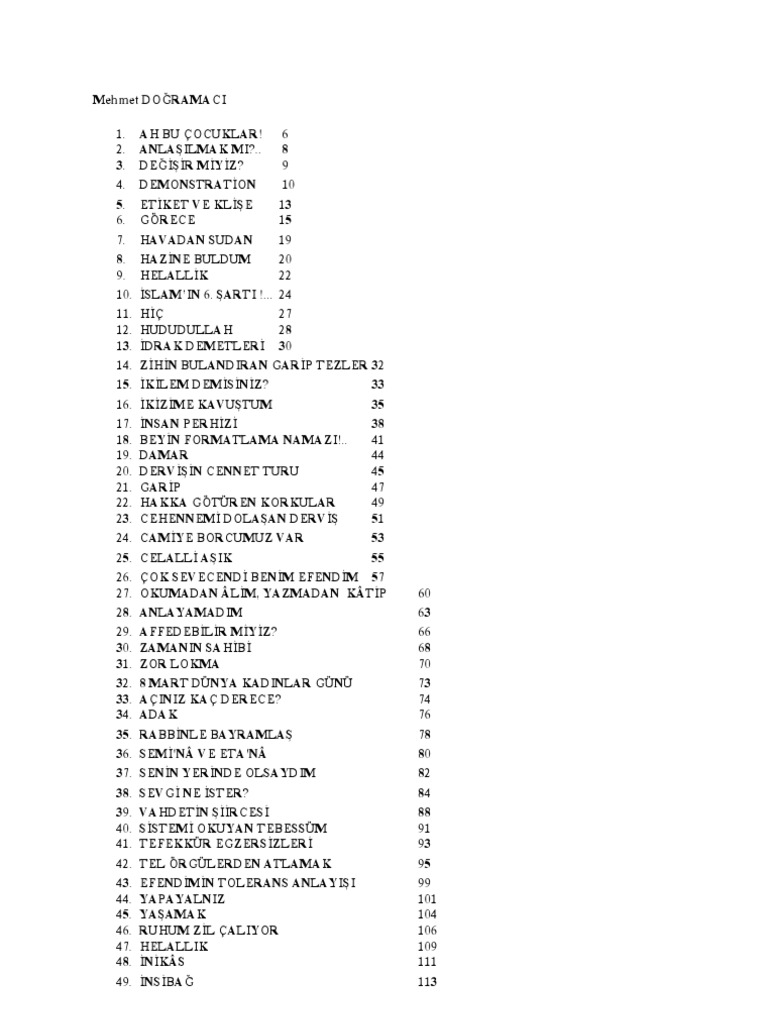 Dogramaci PDF | PDF