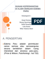 Askep Edema Paru - Kep Kritis