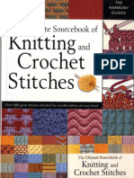 The Ultimate Sourcebook of Knitting and Crochet Stitches