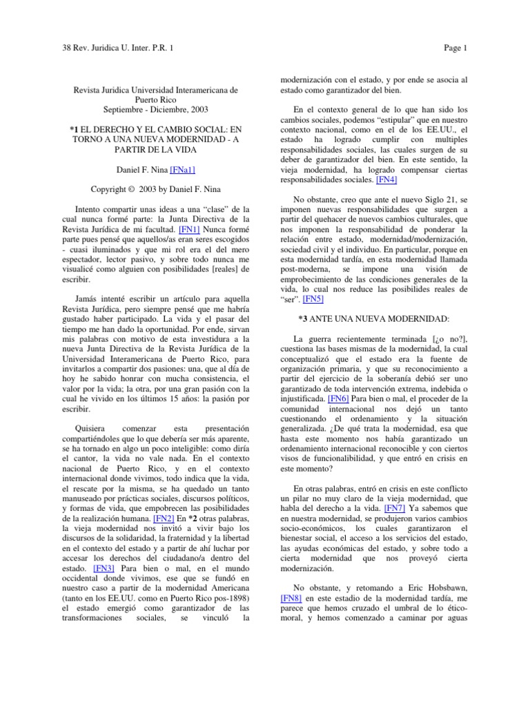 Donna Brizuela Xxx - 38 Rev - Jur.uipr.1 | PDF | Estado (polÃ­tica) | TeorÃ­a