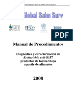 Manual de E Coli O157 en Muestras de Alimentos - 2008 PDF