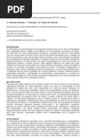 ANÁLISE DE ALGUNS IMPEDIMENTOS À APRENDIZAGEM DA BIOLOGIA