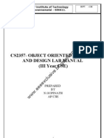 OOAD Lab Manual by N Gopinath SKPIT PDF