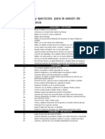 Actividades y Ejercicios para La Sesiã N de Educaciã N Fã Sica