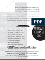 Microsoft Exchange 2007 Training