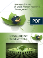 A Presentation On GREEN HRM