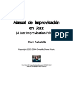 Manual de Improvisacion en JAZZ Marc Sabatella