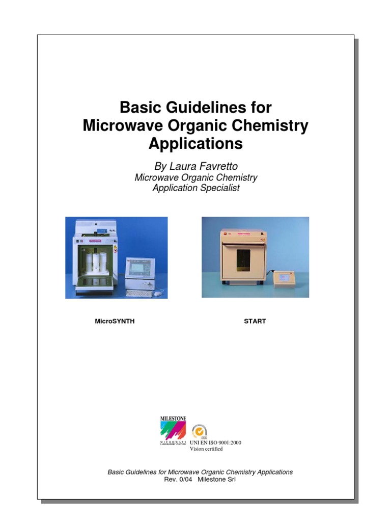 Microwave Guidelines for Organic Synthesis | PDF | Chemical Reactions ...