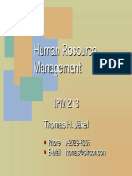 Human Resource Management Human Resource Management