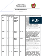 Catalogue of Courses - Statisticsexisting