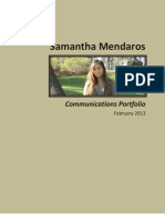 Samantha Mendaros Portfolio 2013