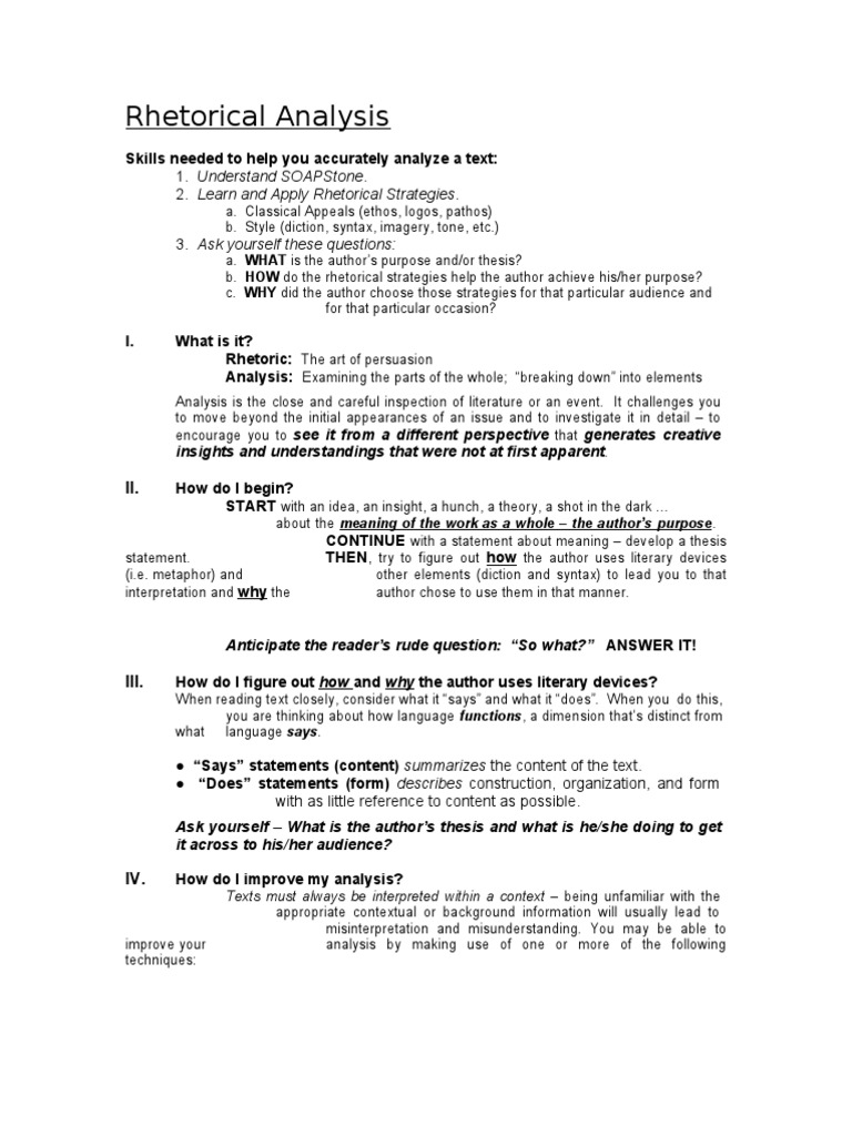 Rhetorical analysis essay thesis example picture