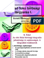 2012. 02. 23. Be. II. Lev.  ea. Kecskemét 8-14. tételek