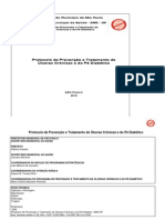 Tratamento de úlceras e pé diabético