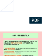  Osobine minerala