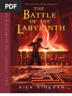 Percy Jackson and The Olympians Book 4 The Battle of The Labyrinth