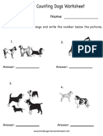 Counting Dogs Worksheet