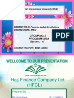 Hajj Finance Company LTD