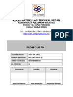 Prosedur Am Kolej Matrikulasi Teknikal Kedah